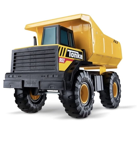 Tonka Steel Classics Dump Truck - Yellow and Black Large 17" - Picture 9 of 14